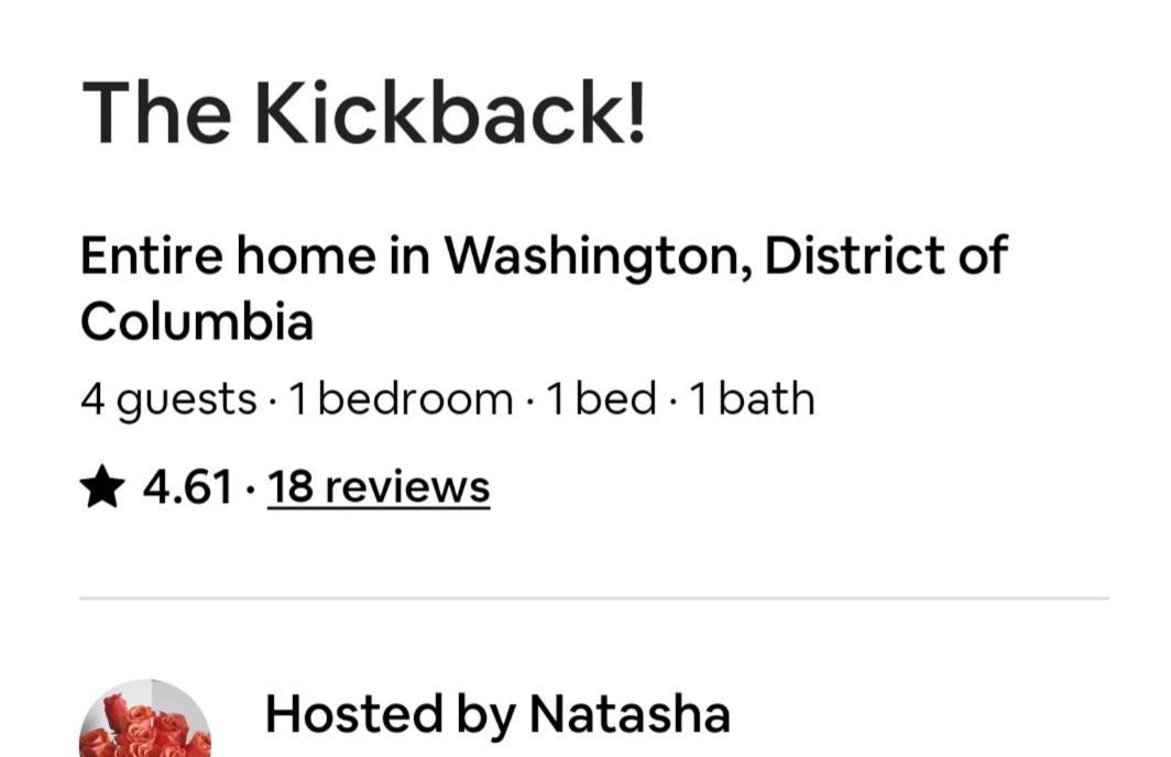 The Kickback! Appartement Washington Buitenkant foto